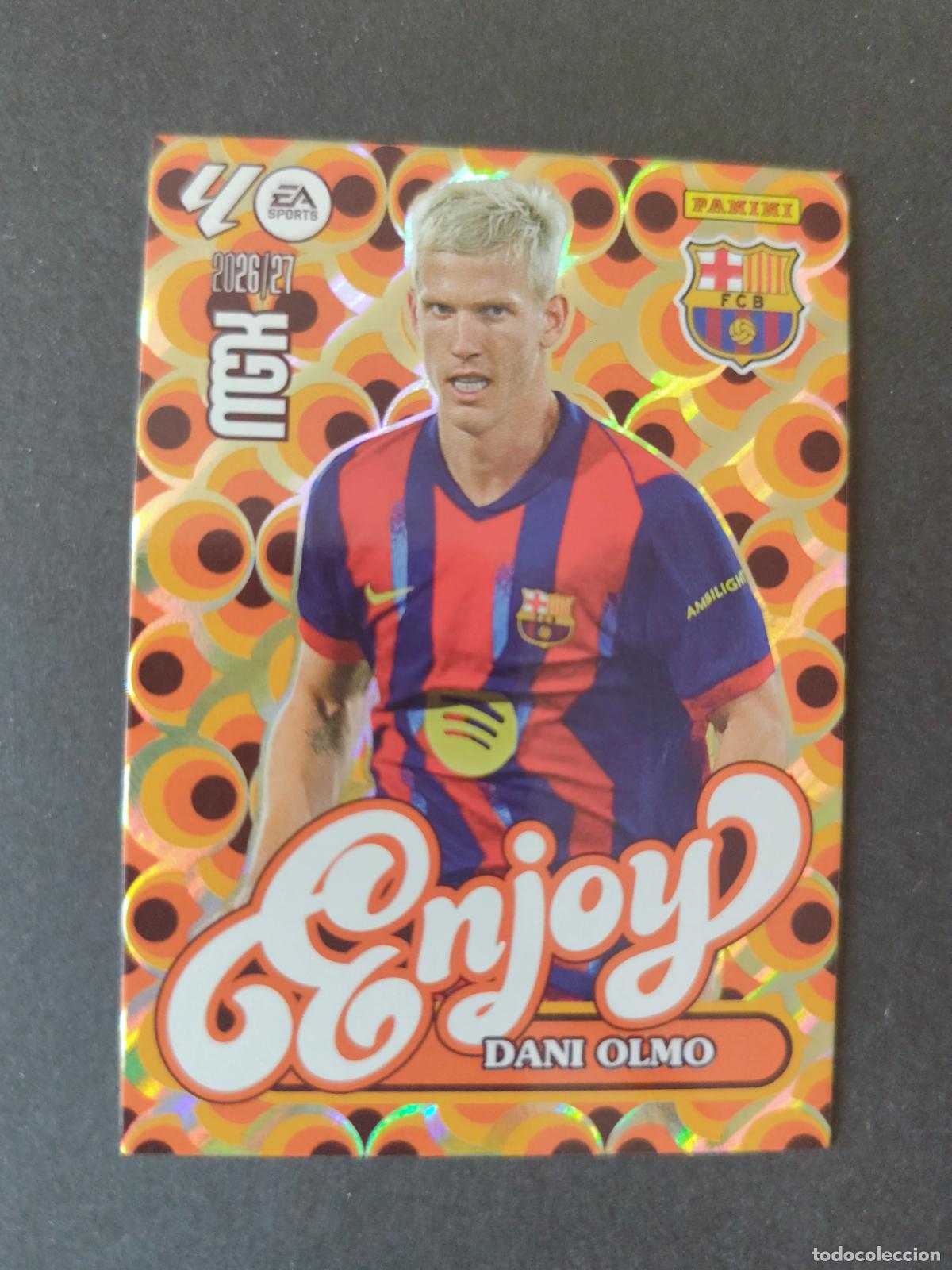 Cromos de Futebol: 381 DANI OLMO BARCELONA ENJOY MEGACRACKS 2026 2027 26 27