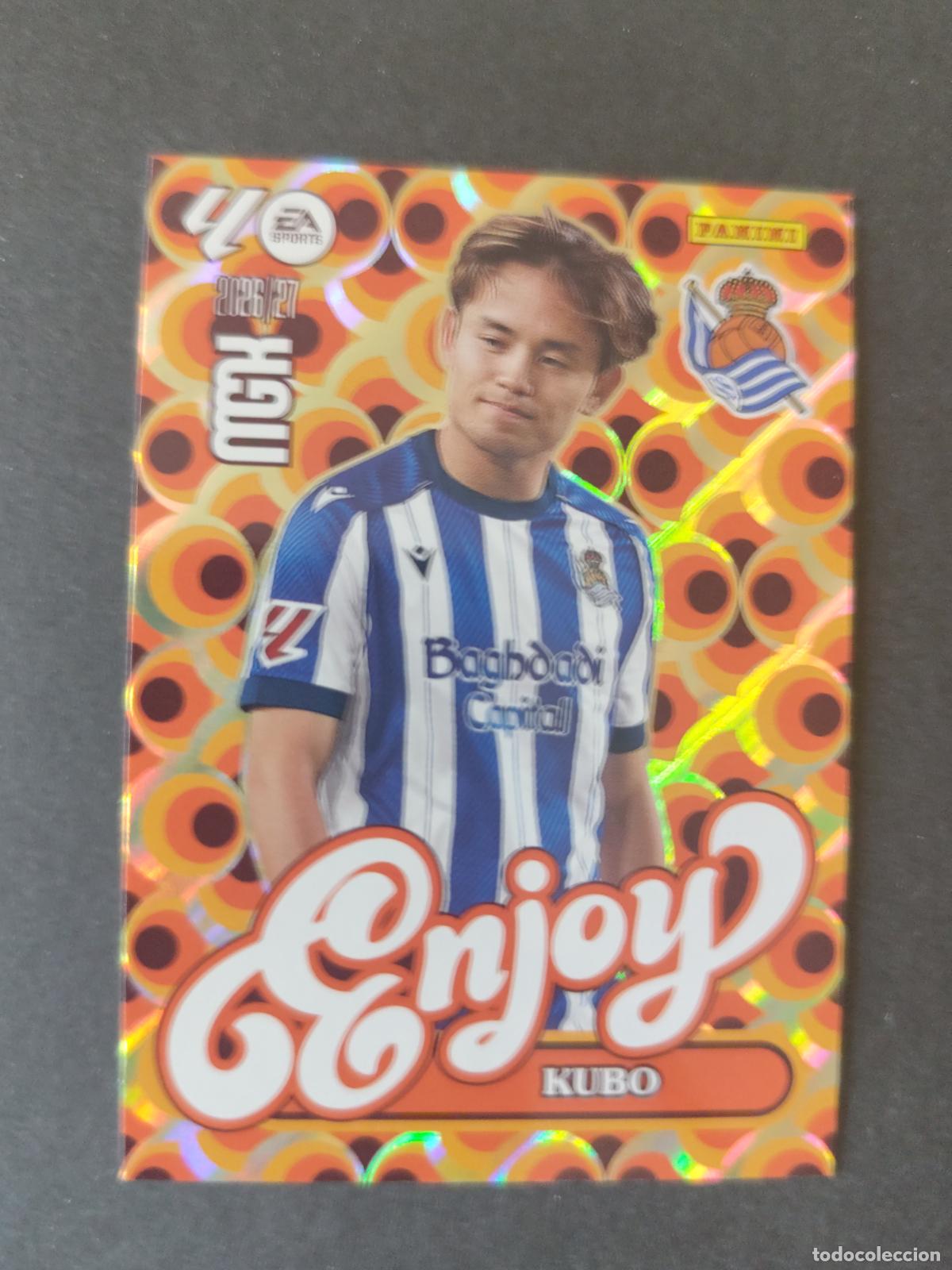 Cromos de Futebol: 384 KUBO REAL SOCIEDAD ENJOY MEGACRACKS 2026 2027 26 27