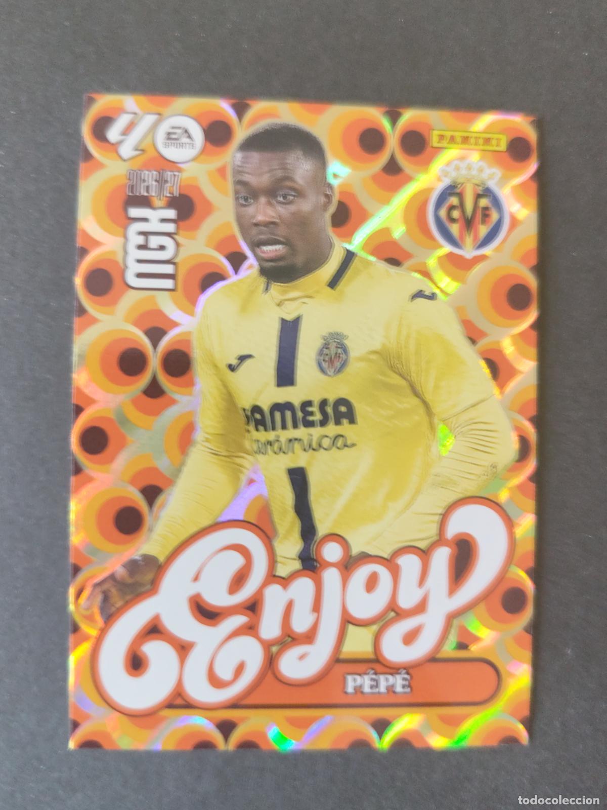 Cromos de Futebol: 386 P&Eacute;P&Eacute; VILLARREAL ENJOY MEGACRACKS 2026 2027 26 27