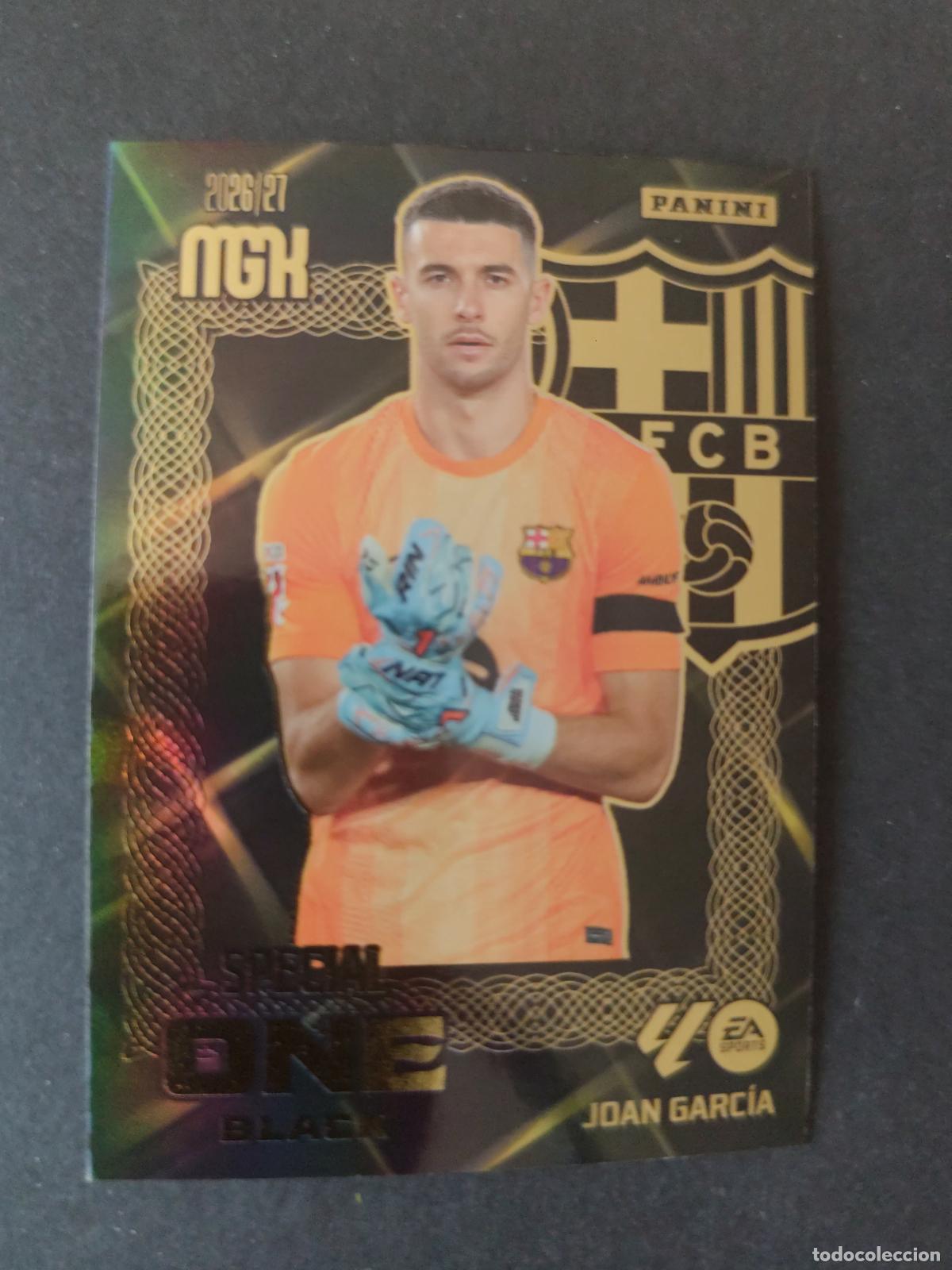 Cromos de Futebol: JOAN GARC&Iacute;A BARCELONA SPECIAL BLACK ONE MEGACRACKS 2026 2027 26 27
