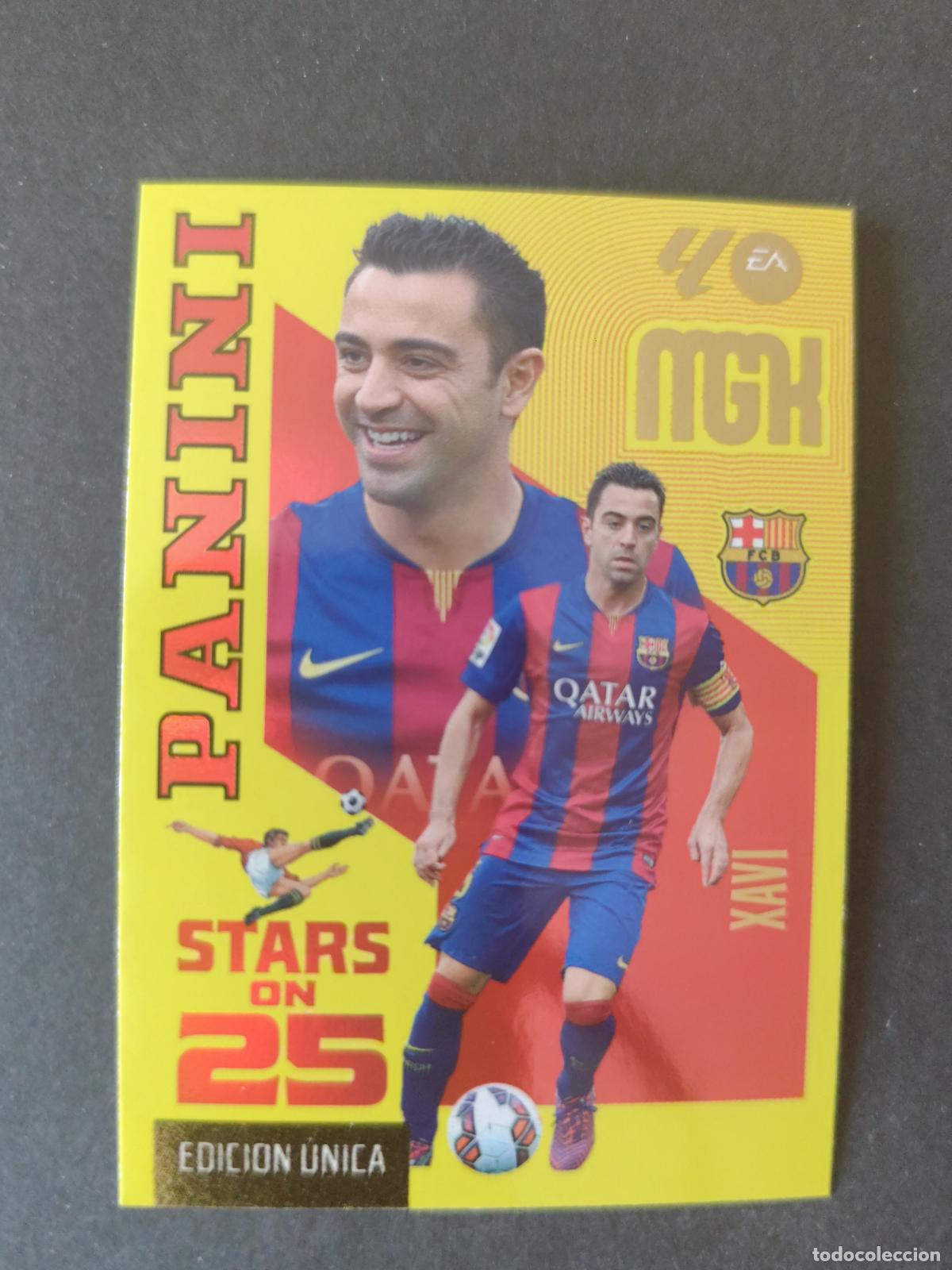 Cromos de Futebol: 427 XAVI BARCELONA STARS ON 25 EDICI&Oacute;N &Uacute;NICA MEGACRACKS 2026 2027 26 27