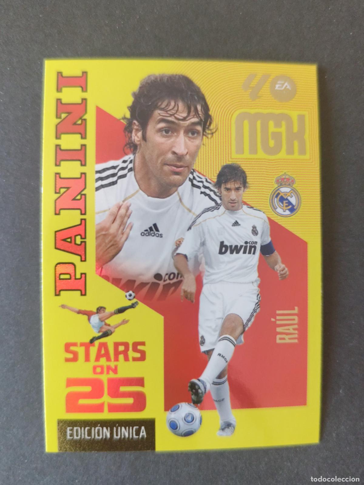 Cromos de Futebol: 426 RA&Uacute;L REAL MADRID STARS ON 25 EDICI&Oacute;N &Uacute;NICA MEGACRACKS 2026 2027 26 27
