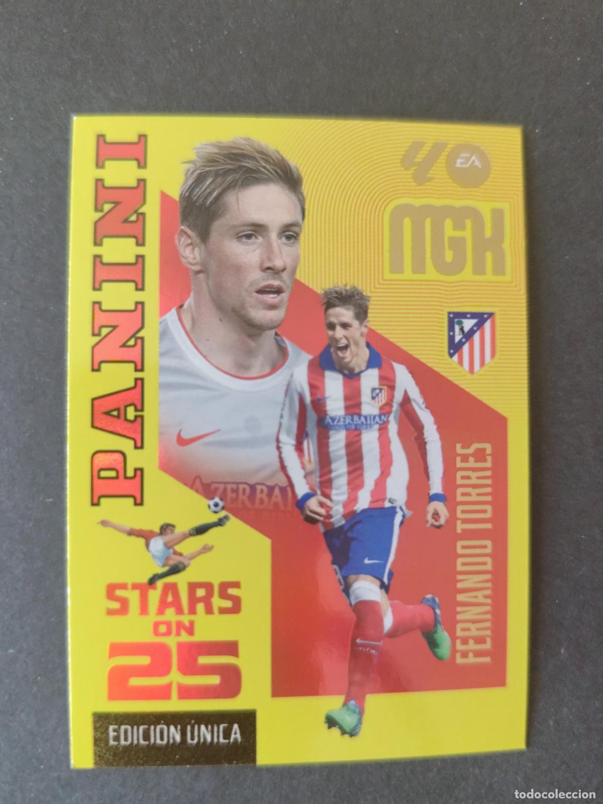 Cromos de Futebol: 432 FERNANDO TORRES ATL&Eacute;TICO MADRID STARS ON 25 EDICI&Oacute;N &Uacute;NICA MEGACRACKS 2026 2027 26 27