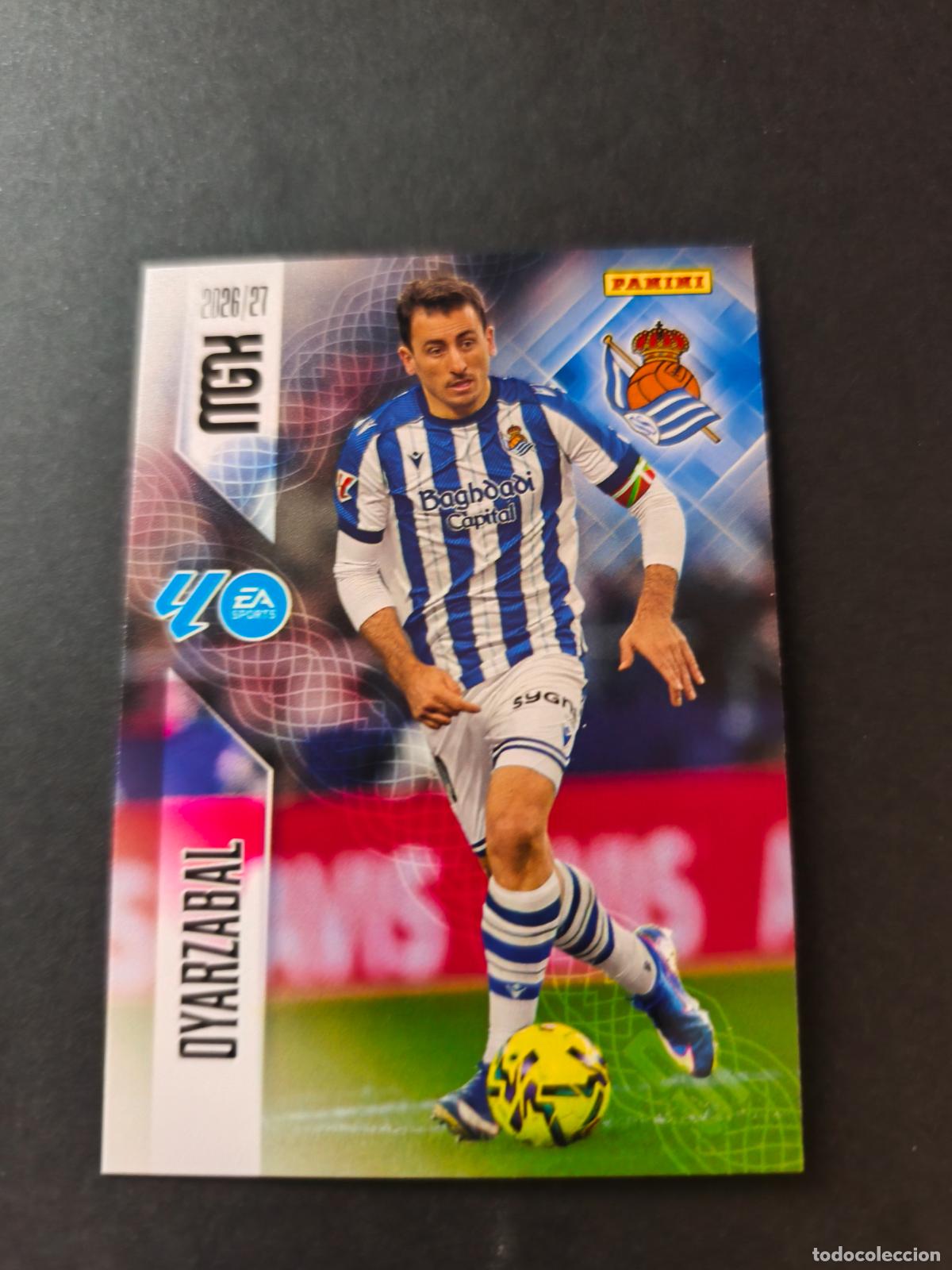 Football Stickers: 324 OYARZABAL REAL SOCIEDAD MEGACRACKS 2026 2027 26 27