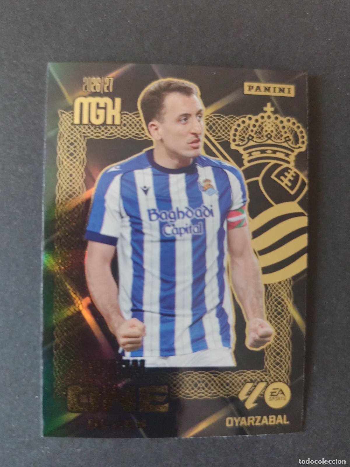 Football Stickers: OYARZABAL REAL SOCIEDAD SPECIAL BLACK ONE MEGACRACKS 2026 2027 26 27