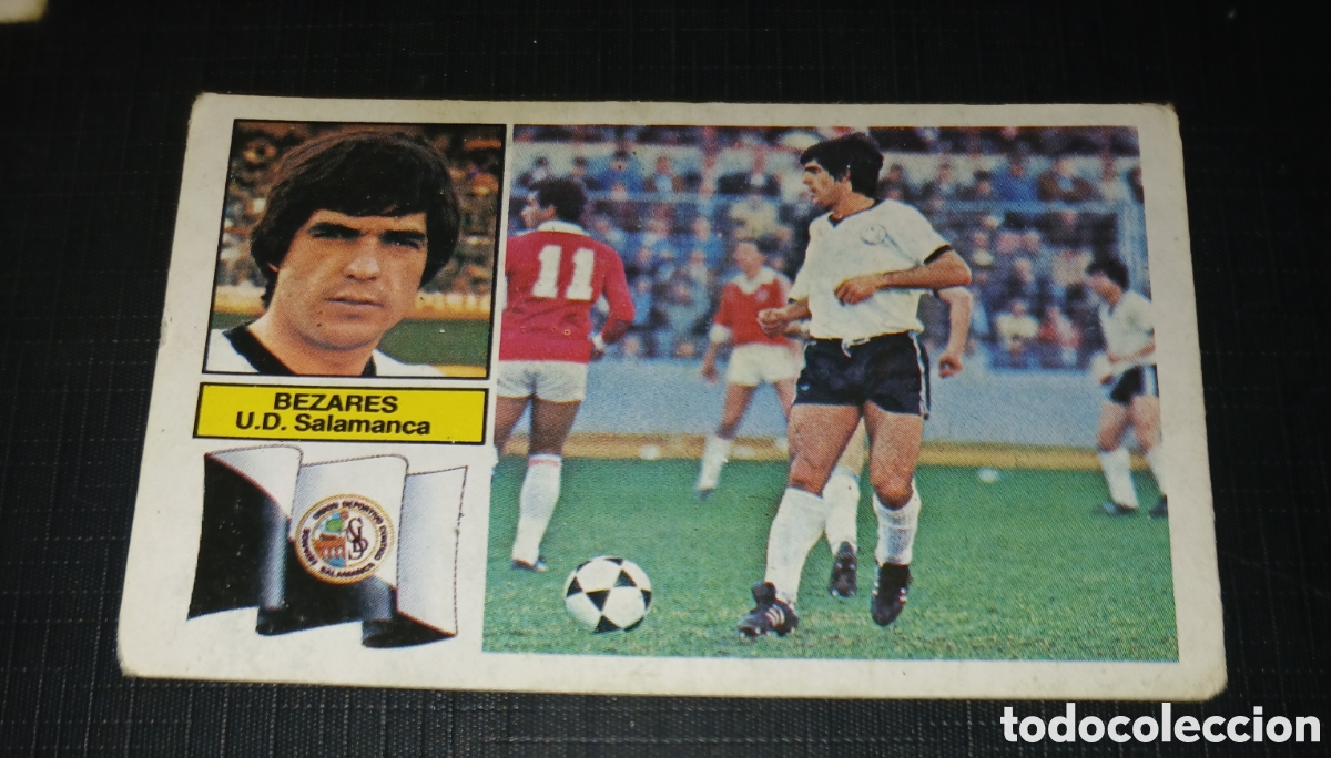 Football Stickers: Cromo Bezares U.D. Salamanca Ed. Este Liga 1982 1983 82-83 Sin pegar, nunca pegado
