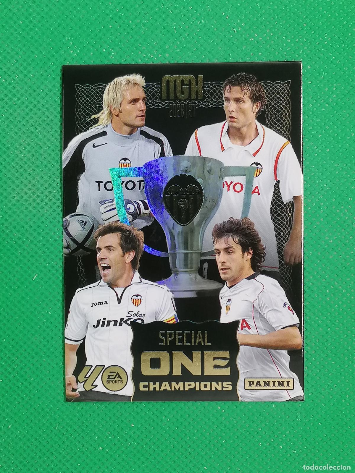 Football Stickers: VALENCIA FUTBOL CLUB SPECIAL ONE CHAMPIONS ⚽ MEGACRACKS LIGA 2026 2027 26 27 ⚽