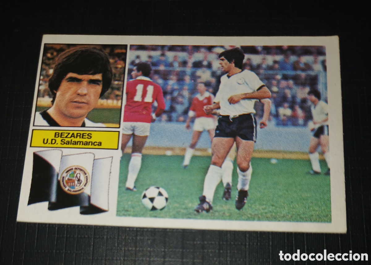 Cromos de Futebol: Cromo Bezares U.D. Salamanca Ed. Este Liga 1982 1983 82-83 Sin pegar, nunca pegado