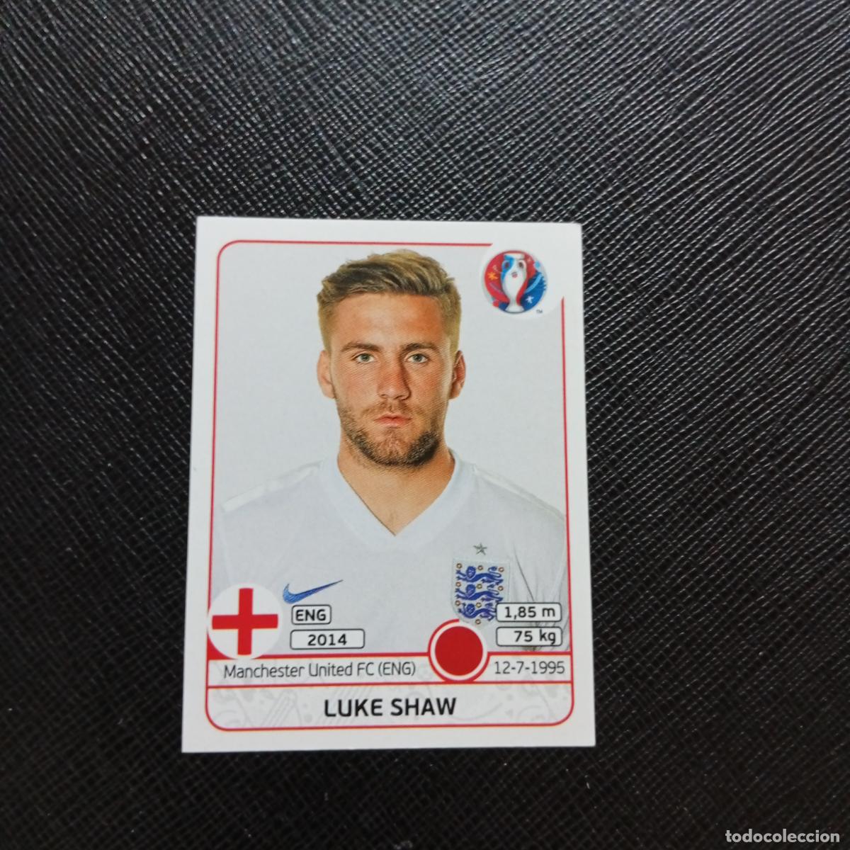 Football Stickers: 135 LUKE SHAW INGLATERRA PANINI EURO EUROCOPA FRANCIA 2016 CROMO FUTBOL 16 - SIN PEGAR ..