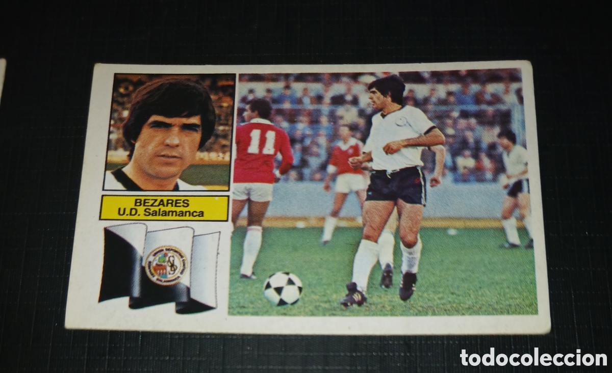 Fu&szlig;ball-Sticker: Cromo Bezares U.D. Salamanca Ed. Este Liga 1982 1983 82-83 Sin pegar, nunca pegado