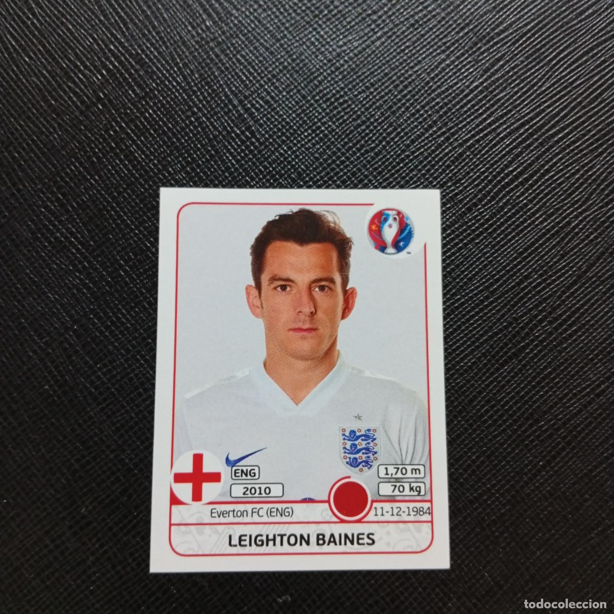 Fu&szlig;ball-Sticker: 136 LEIGHTON BAINES INGLATERRA PANINI EURO EUROCOPA FRANCIA 2016 CROMO FUTBOL 16 - SIN PEGAR