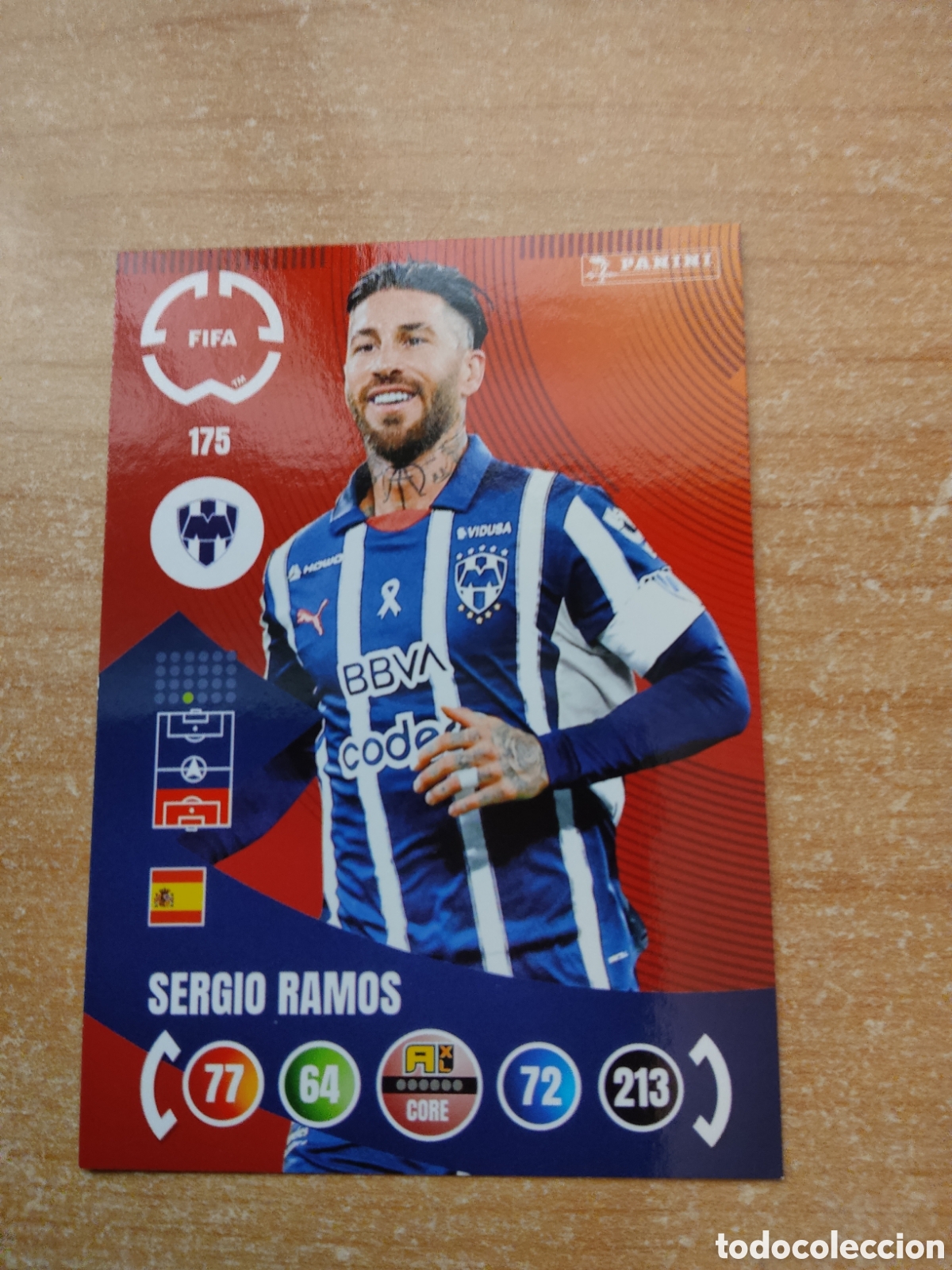 Cromos de f&uacute;tbol: 175 SERGIO RAMOS MONTERREY MUNDIAL DE CLUBES ADRENALYN 2025