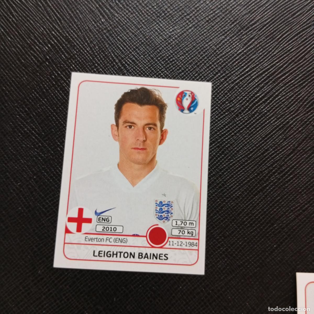Cromos de f&uacute;tbol: 136 LEIGHTON BAINES INGLATERRA PANINI EURO EUROCOPA FRANCIA 2016 CROMO FUTBOL 16 - SIN PEGAR ....