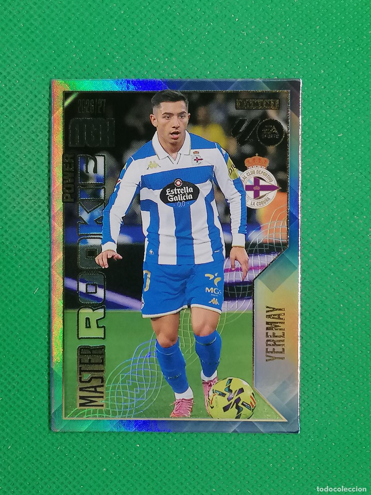 Cromos de f&uacute;tbol: P423 P 423 YEREMAY DEPORTIVO MASTER ROOKIE POWER ⚽ MEGACRACKS LIGA 2026 2027 26 27 ⚽
