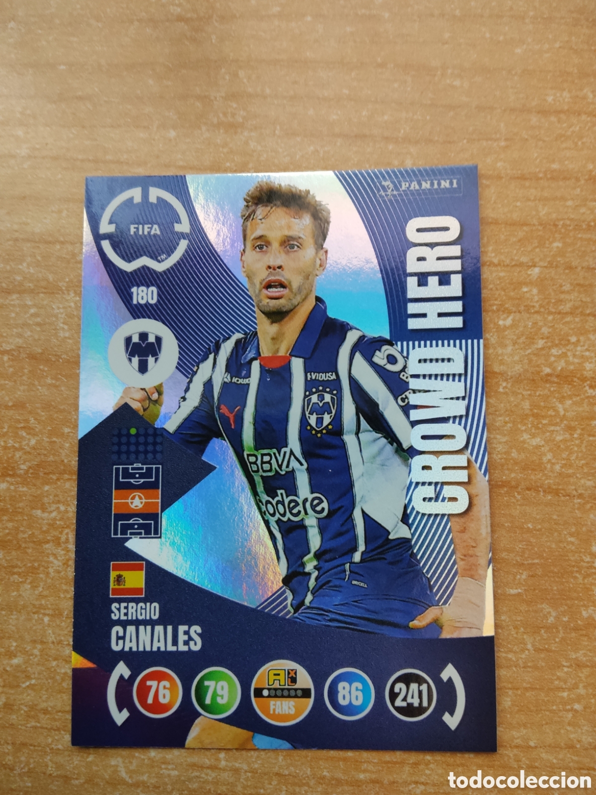 Cromos de f&uacute;tbol: 180 SERGIO CANALES MONTERREY CROWD HERO MUNDIAL DE CLUBES ADRENALYN 2025