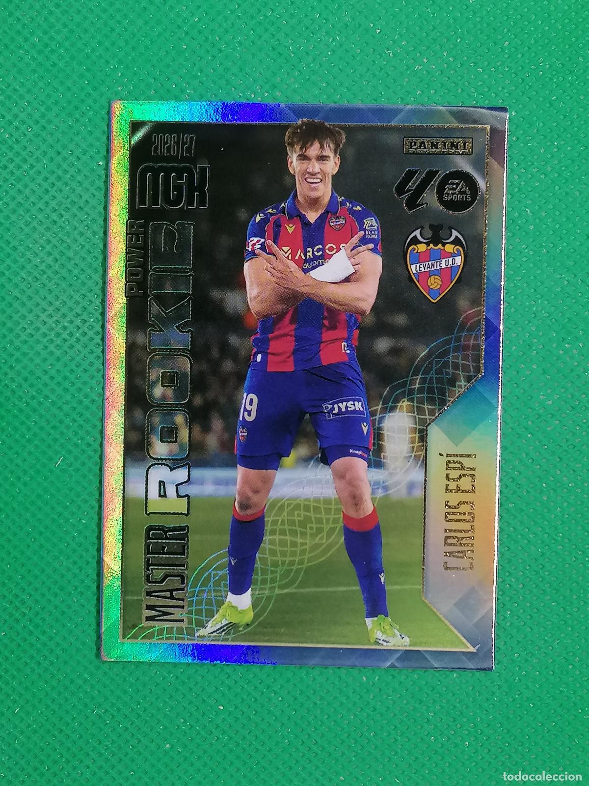 Cromos de f&uacute;tbol: P408 P 408 CARLOS ESPI LEVANTE MASTER ROOKIE POWER ⚽ MEGACRACKS LIGA 2026 2027 26 27 ⚽