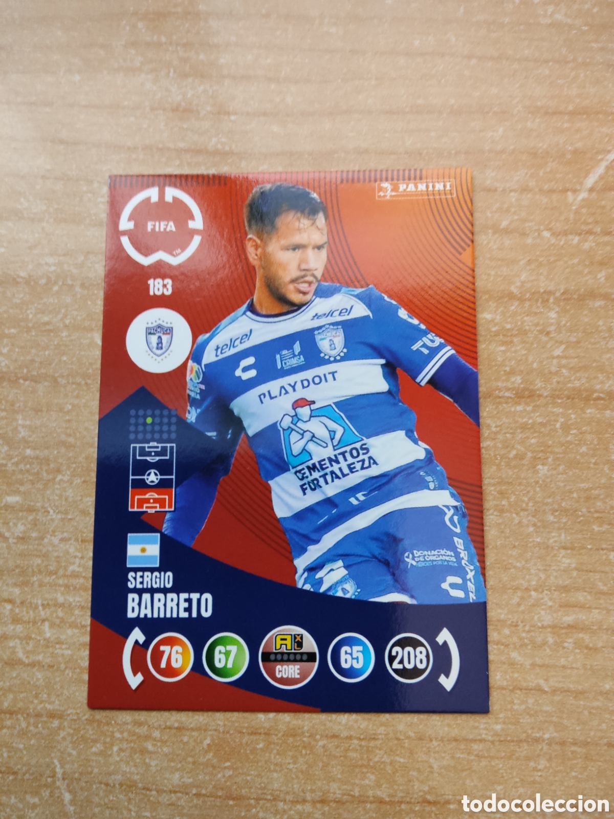 Cromos de f&uacute;tbol: 183 SERGIO BARRERO PACHUCA MUNDIAL DE CLUBES ADRENALYN 2025