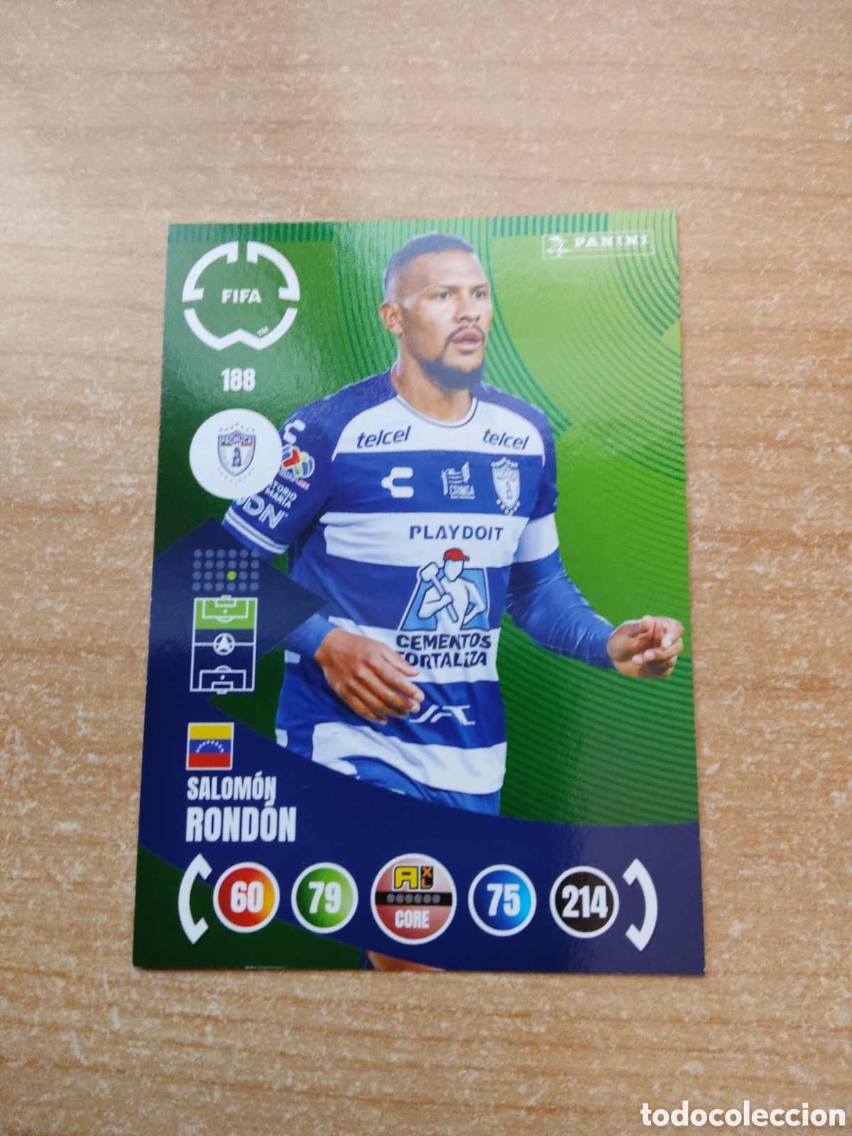 Cromos de f&uacute;tbol: 188 SALOMON RONDON PACHUCA MUNDIAL DE CLUBES ADRENALYN 2025