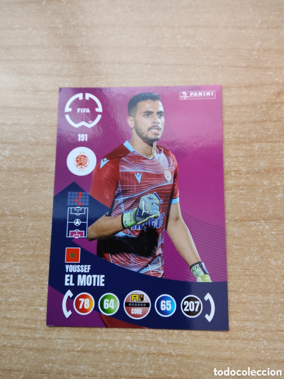 Cromos de f&uacute;tbol: 191 YOUSSEF EL MOTIE WYDAD AC MUNDIAL DE CLUBES ADRENALYN 2025