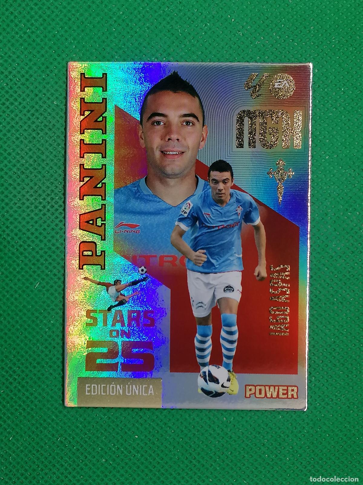 Football Stickers: P444 P 444 IAGO ASPAS CELTA STARS ON 25 EDICION UNICA POWER ⚽ MEGACRACKS LIGA 2026 2027 26 27 ⚽