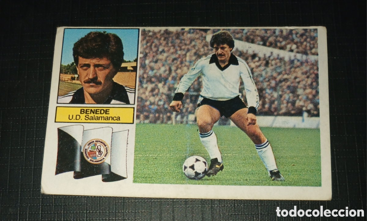Football Stickers: Cromo fichaje coloca Benede U.D. Salamanca Ed. Este Liga 1982 1983 82-83 Sin pegar, nunca pegado