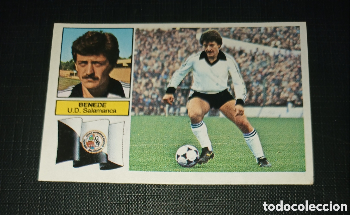 Football Stickers: Cromo fichaje coloca Benede U.D. Salamanca Ed. Este Liga 1982 1983 82-83 Sin pegar, nunca pegado