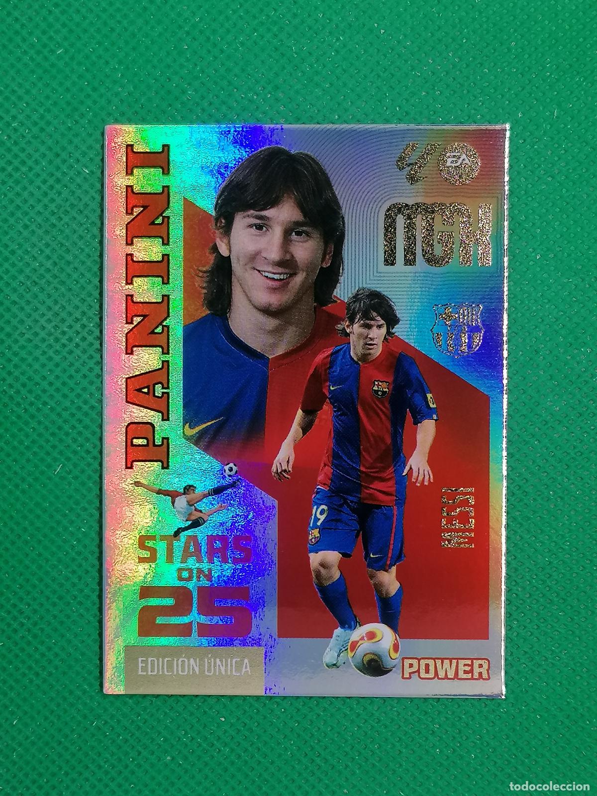 Fu&szlig;ball-Sticker: P440 P 440 MESSI BARCELONA STARS ON 25 EDICION UNICA POWER ⚽ MEGACRACKS LIGA 2026 2027 26 27 ⚽