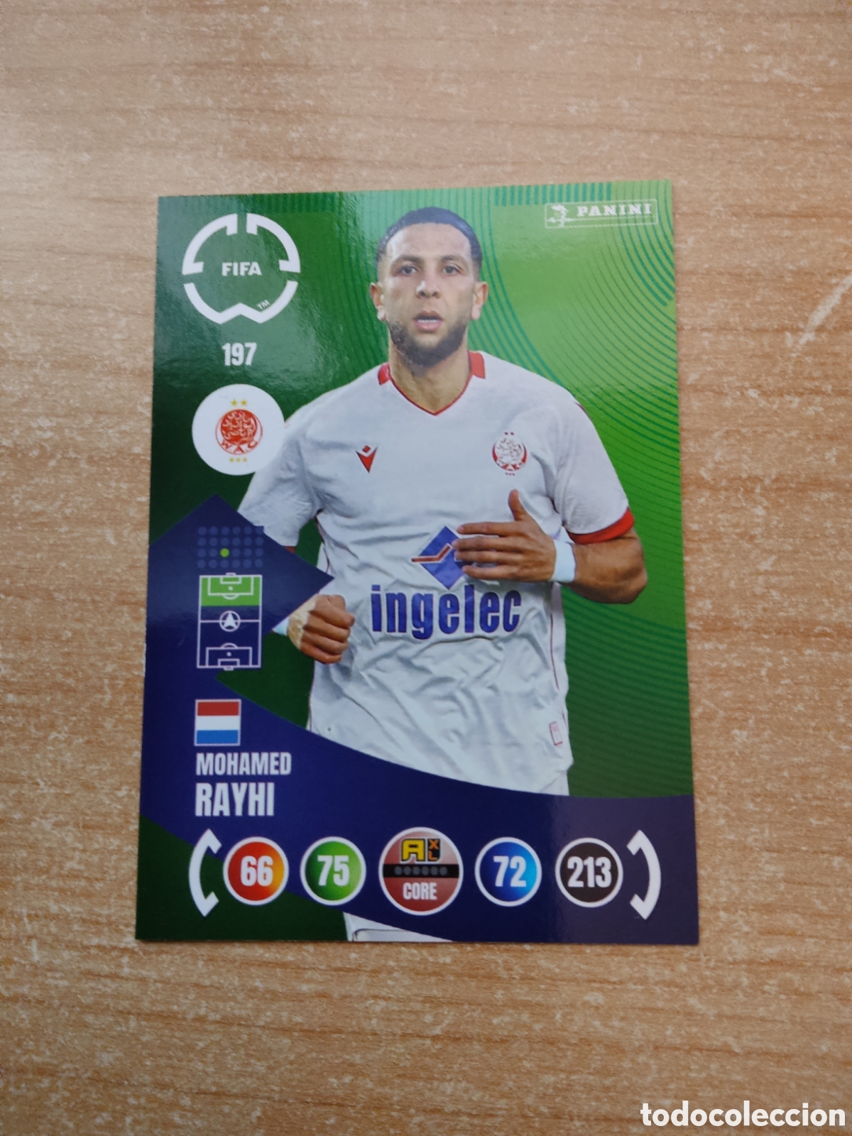 Fu&szlig;ball-Sticker: 197 MOHAMED RAYHI WYDAD AC MUNDIAL DE CLUBES ADRENALYN 2025