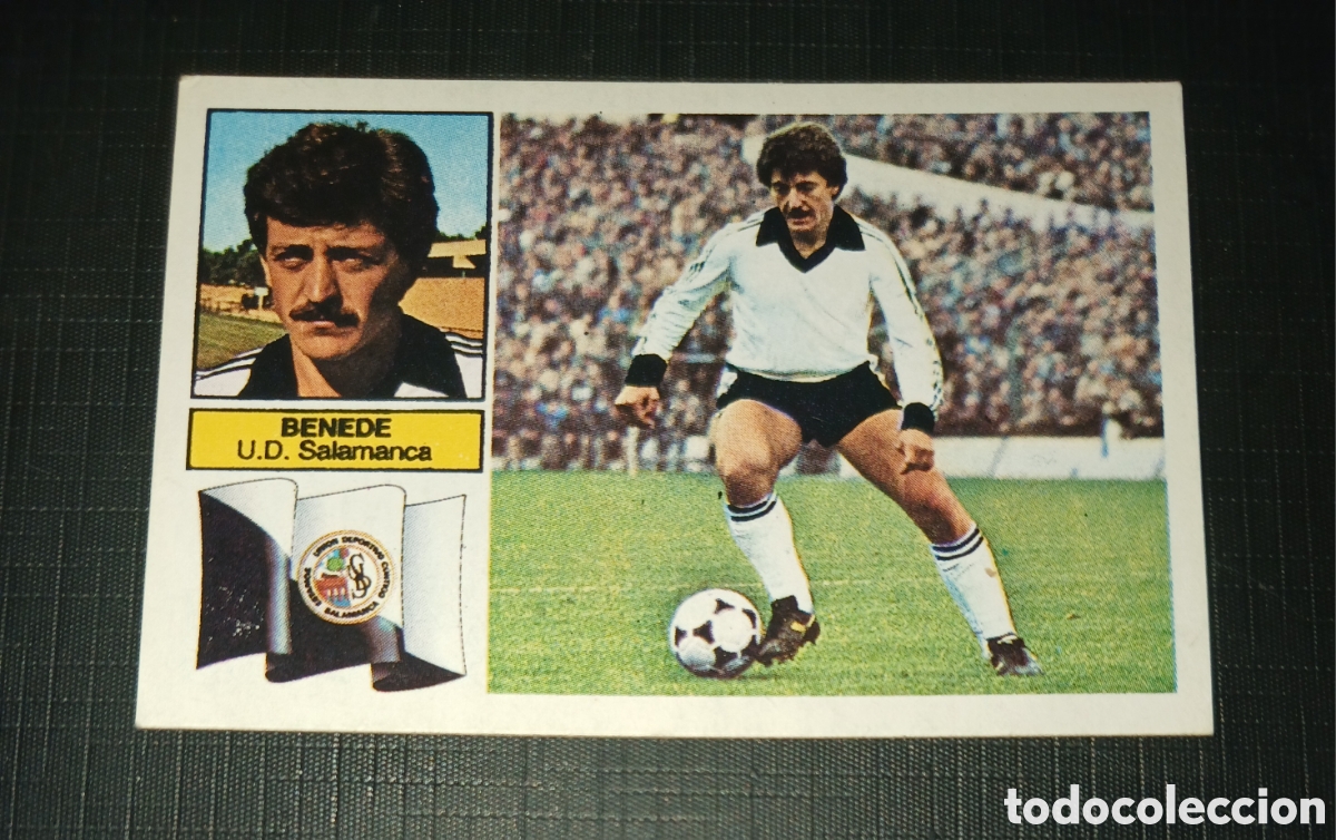 Cromos de Futebol: Cromo fichaje coloca Benede U.D. Salamanca Ed. Este Liga 1982 1983 82-83 Sin pegar, nunca pegado