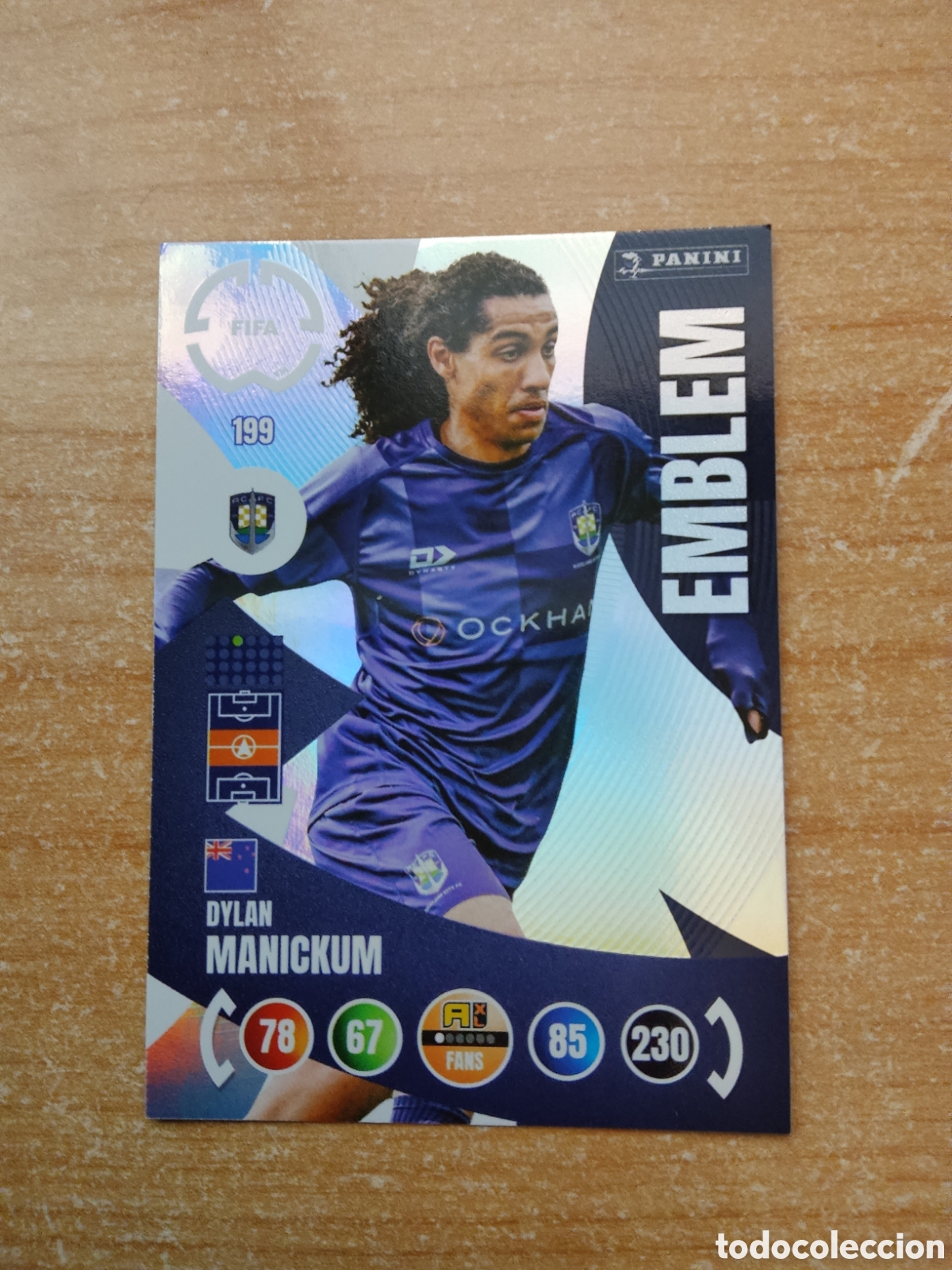 Figurine di Calcio: 199 DYLAN MANICKUM AUCKLAND CITY EMBLEM MUNDIAL DE CLUBES ADRENALYN 2025