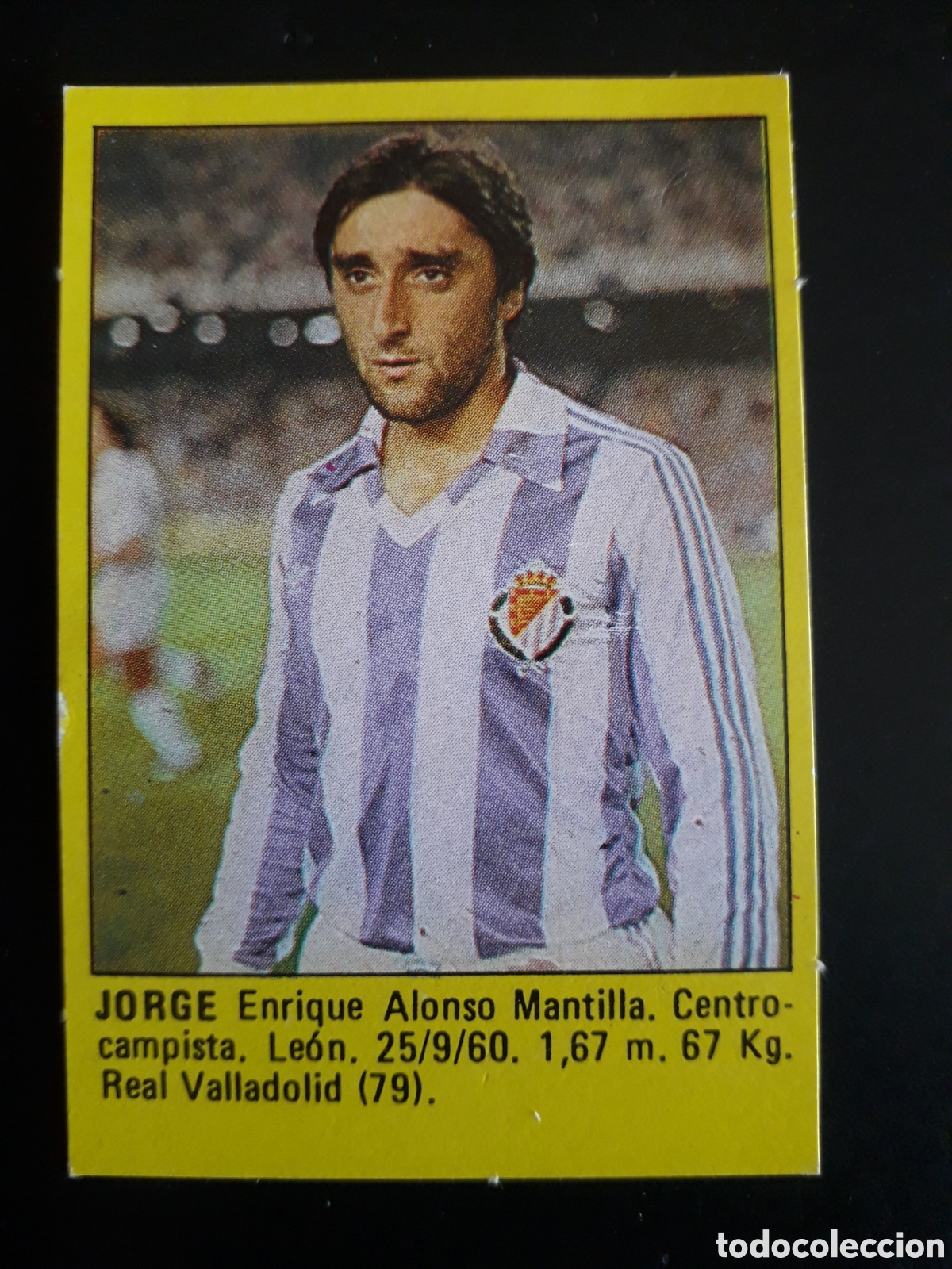 Figurine di Calcio: JORGE, VALLADOLID SUPER F&Uacute;TBOL 84 83-84 1983-1984 ROLL&Aacute;N DESPEGADO PEDIDO M&Iacute;NIMO 3&euro;