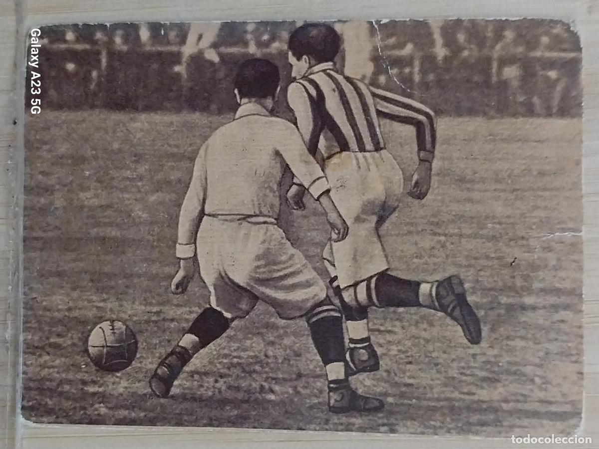 Cartes &agrave; collectionner de Football: SPORTING GIJON VS VALENCIA LIGA 1922 22 23 FUTBOL FOOTBALL CROMO CHOCOLATE JUAN GUARRO 9.5X7CMS