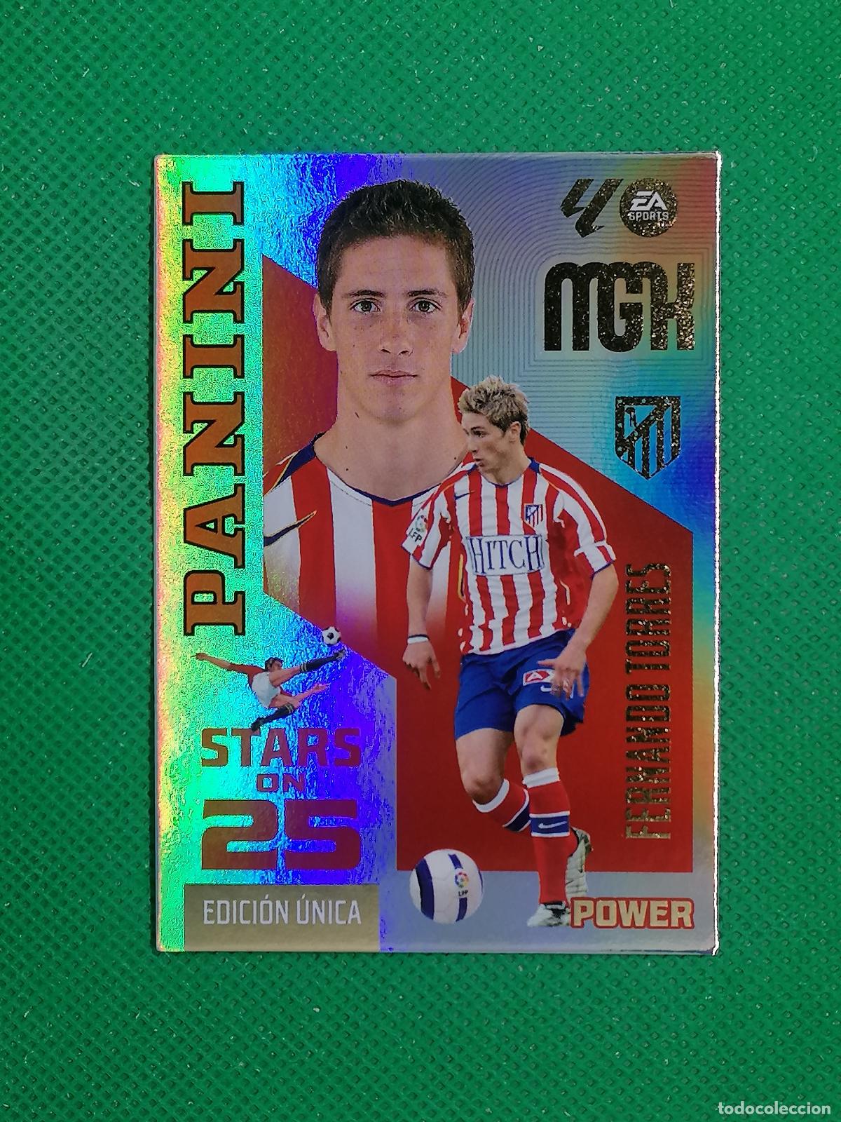 Cromos de f&uacute;tbol: P432 P 432 FERNANDO TORRES ATLETICO MADRID STARS ON 25 EDICION POWER ⚽ MEGACRACKS 2026 2027 26 27 ⚽