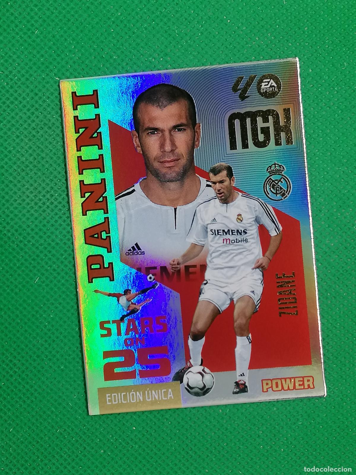 Cromos de f&uacute;tbol: P430 P 430 ZIDANE REAL MADRID STARS ON 25 EDICION UNICA POWER ⚽ MEGACRACKS LIGA 2026 2027 26 27 ⚽