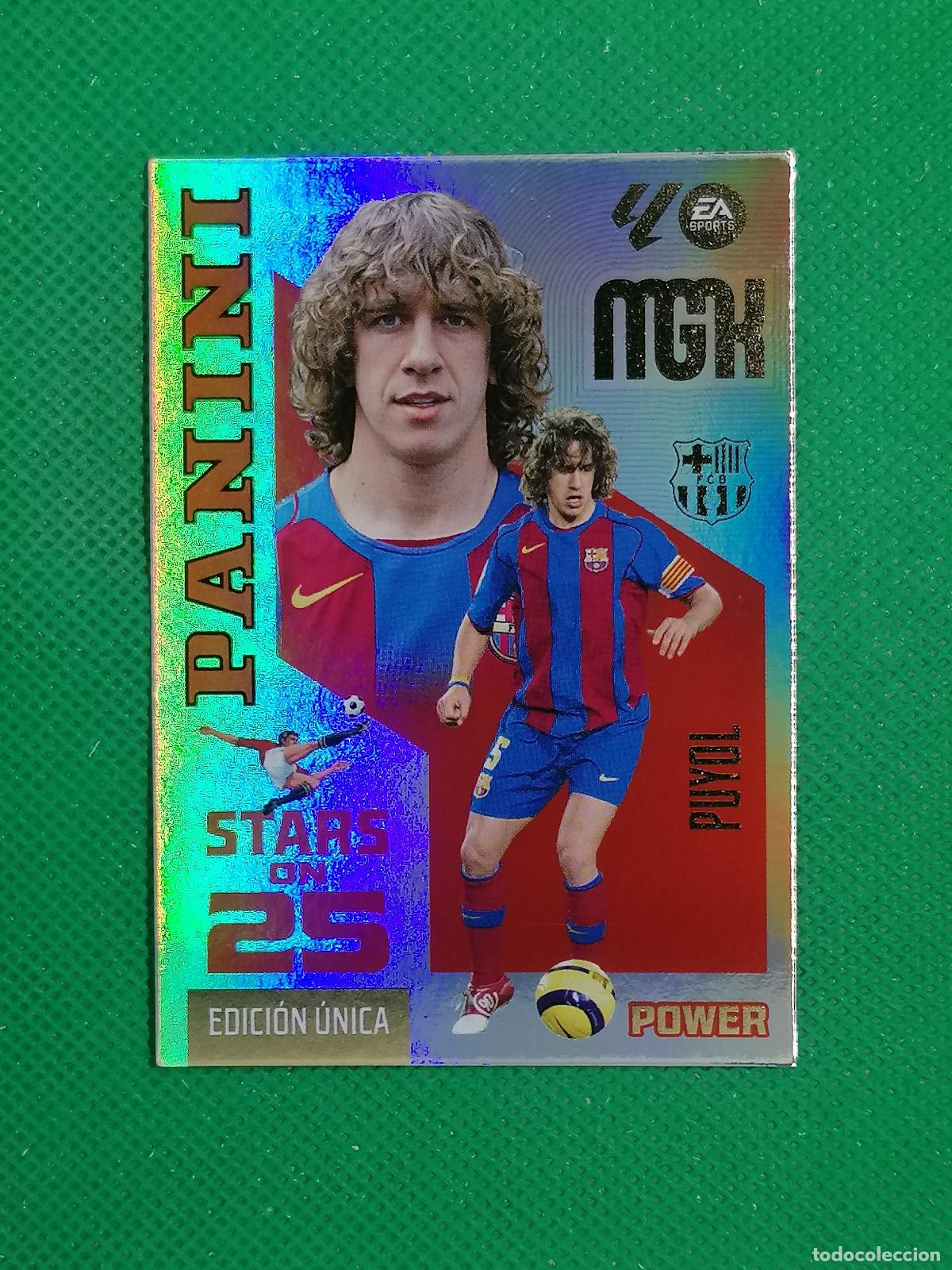 Cromos de f&uacute;tbol: P429 P 429 PUYOL BARCELONA STARS ON 25 EDICION UNICA POWER ⚽ MEGACRACKS LIGA 2026 2027 26 27 ⚽