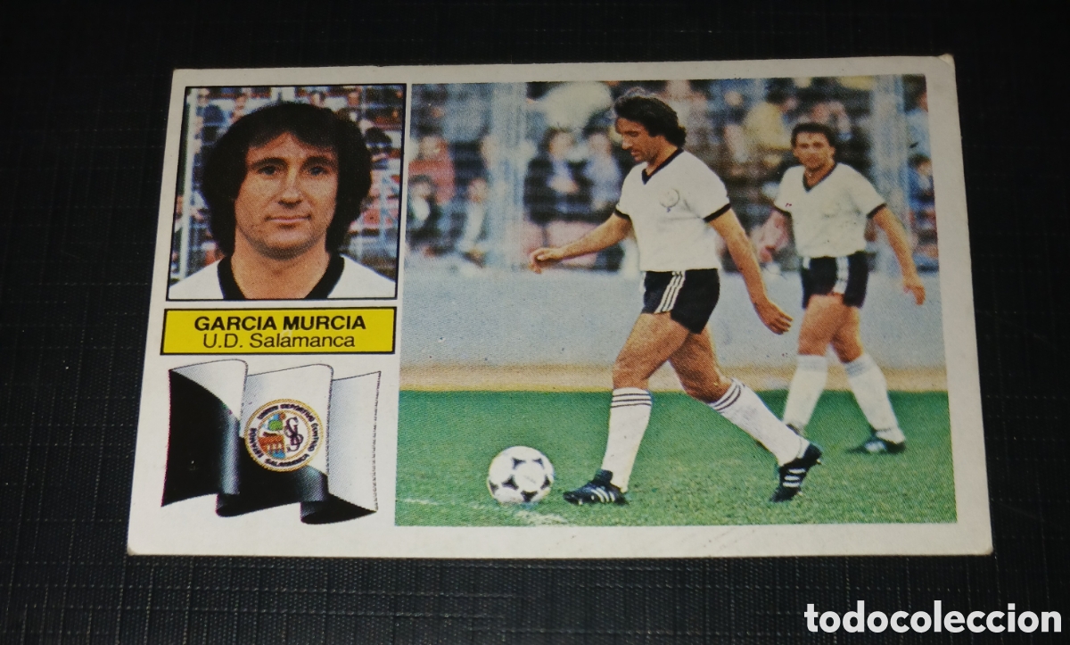 Cromos de Futebol: Cromo Garcia Murcia U.D. Salamanca Ed. Este Liga 1982 1983 82-83 Sin pegar, nunca pegado