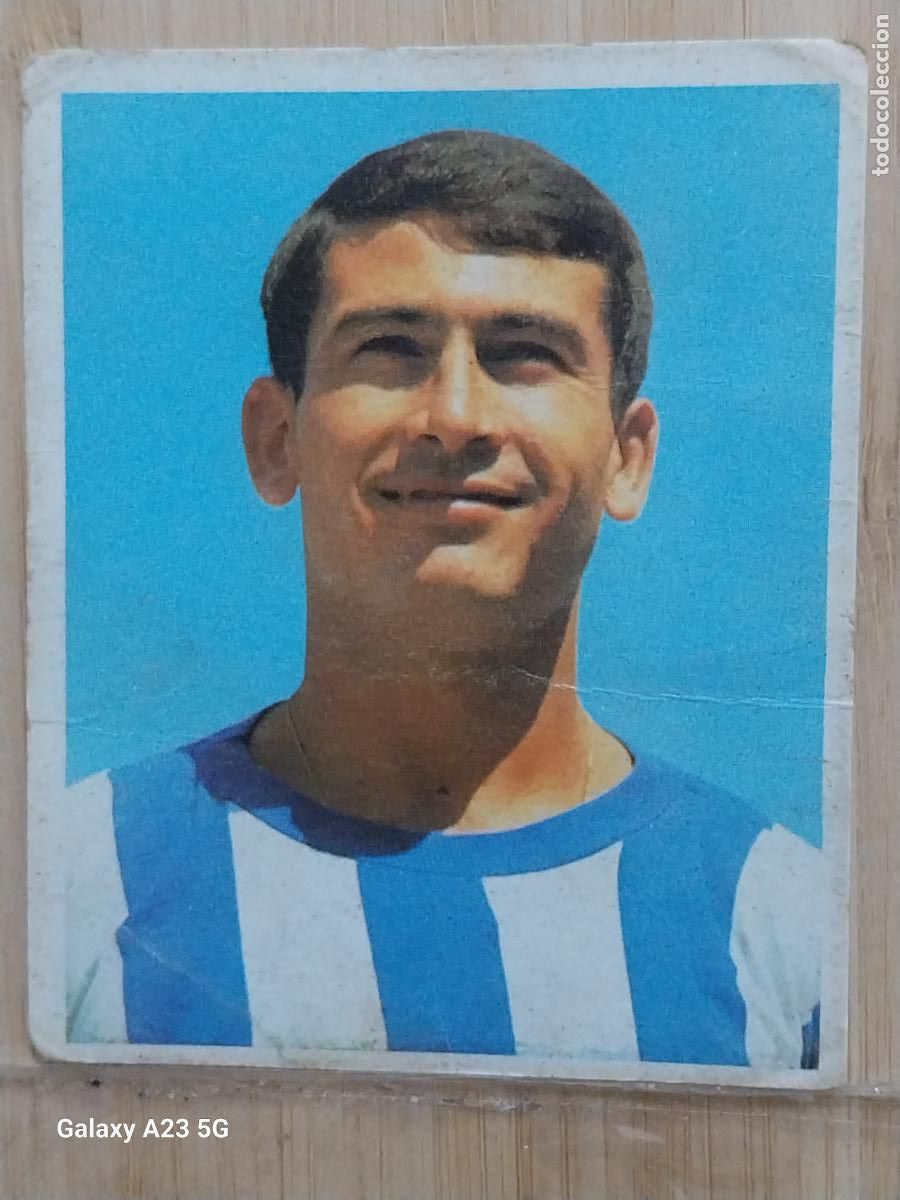 Football Stickers: VALLEJO C D M&Aacute;LAGA LIGA 1968 68 69 ED BRUGUERA CROMO 174 SIN PEGAR NUNCA ORIGINAL
