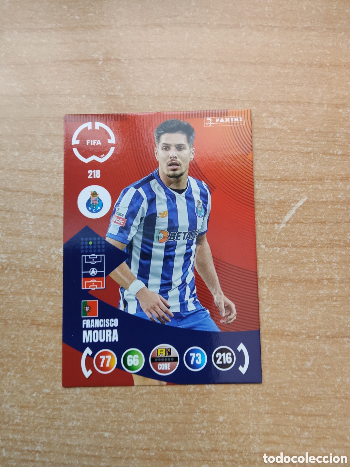 Football Stickers: 218 FRANCISCO MOURA PORTO MUNDIAL DE CLUBES ADRENALYN 2025