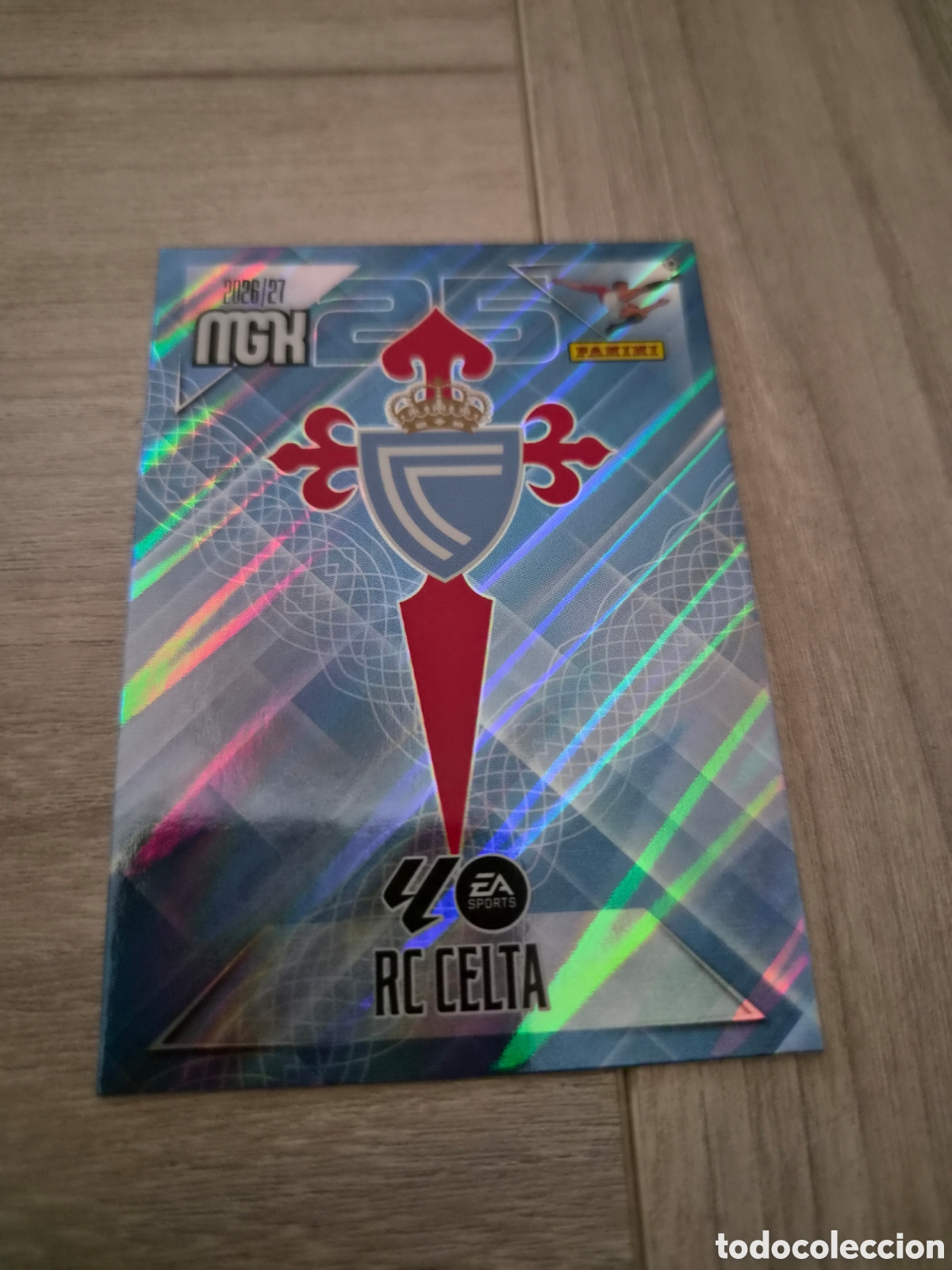 Cromos de Futebol: N&deg;109 Celta de Vigo Escudo Megacracks 26/27