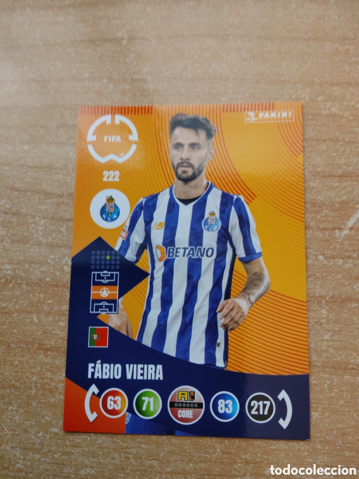 Cromos de Futebol: 222 FABIO VIEIRA PORTO MUNDIAL DE CLUBES ADRENALYN 2025