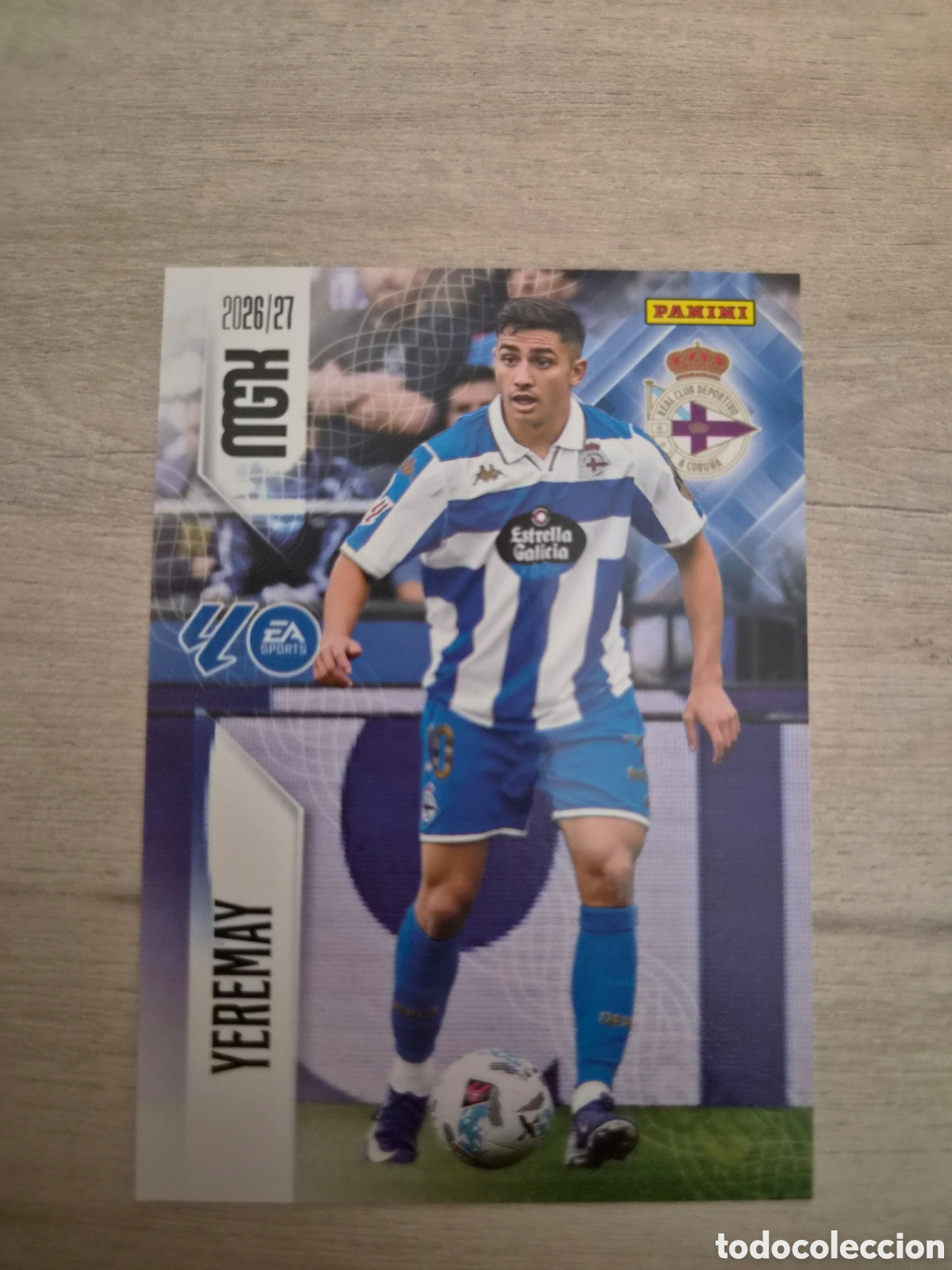 Cromos de Futebol: N&deg;142 Deportivo La Coru&ntilde;a Yeremay Megacracks 26/27