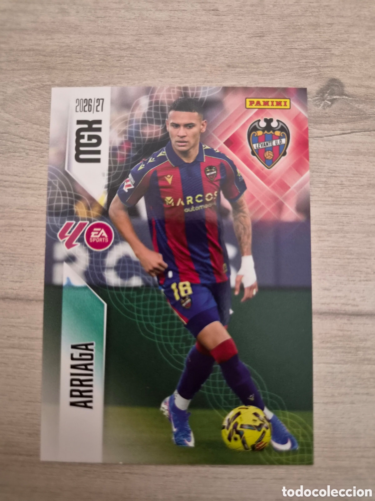 Cromos de Futebol: N&deg;208 Levante Arriaga Megacracks 26/27