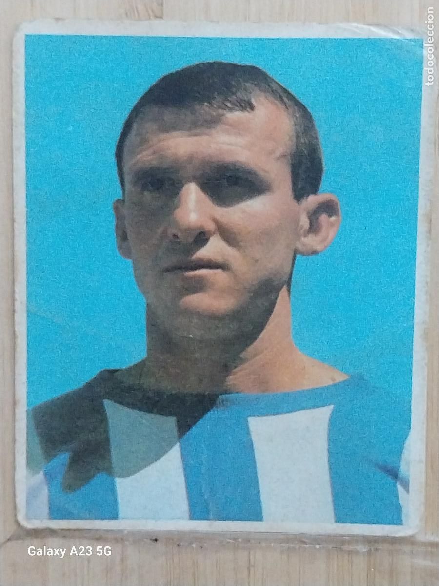 Cromos de f&uacute;tbol: ESTEVE C D M&Aacute;LAGA LIGA 1968 68 69 ED BRUGUERA CROMO 185 SIN PEGAR NUNCA ORIGINAL