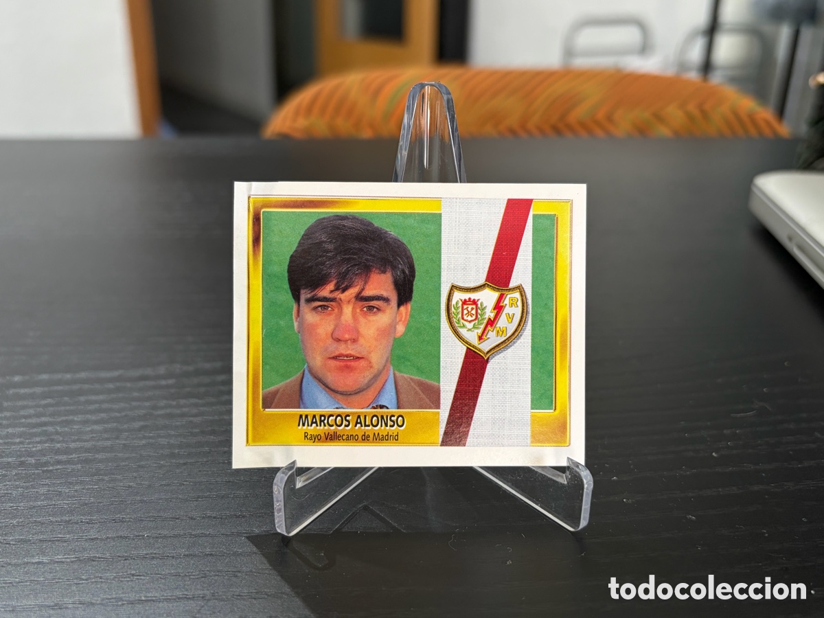Cromos de f&uacute;tbol: Cromo ediciones este temporada 95-96 Rayo Vallecano Marcos Alonso coloca