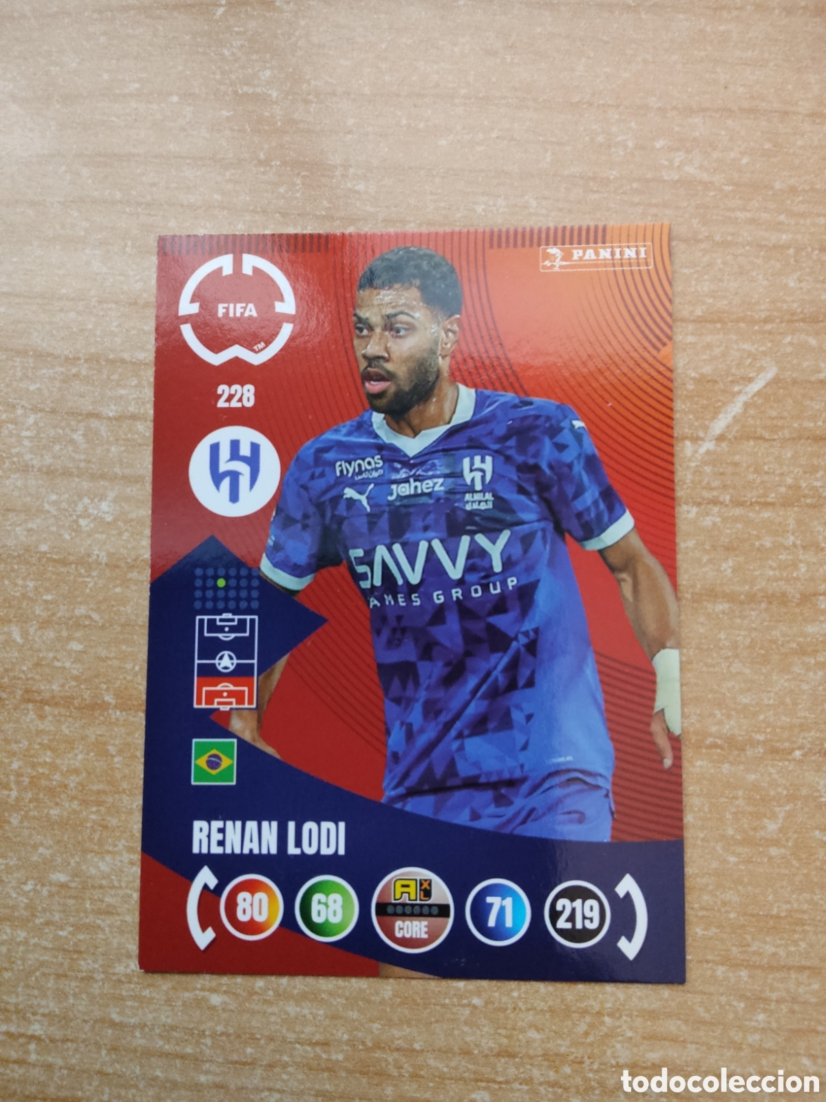 Cromos de f&uacute;tbol: 228 RENAN LODI AL HILAL MUNDIAL DE CLUBES ADRENALYN 2025