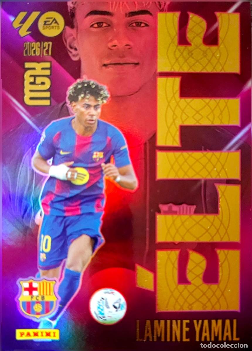Cromos de f&uacute;tbol: 9 Lamine Yamal - FC Barcelona - ELITE - PANINI Megacracks MGK 2026 2027 26 27