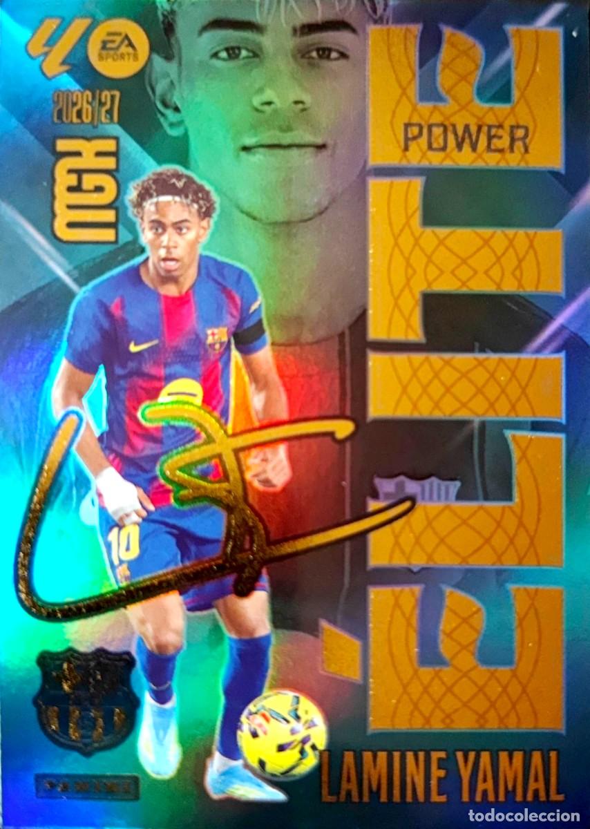 Cromos de f&uacute;tbol: 9 9P Lamine Yamal - FC Barcelona - ELITE POWER - PANINI Megacracks MGK 2026 2027 26 27