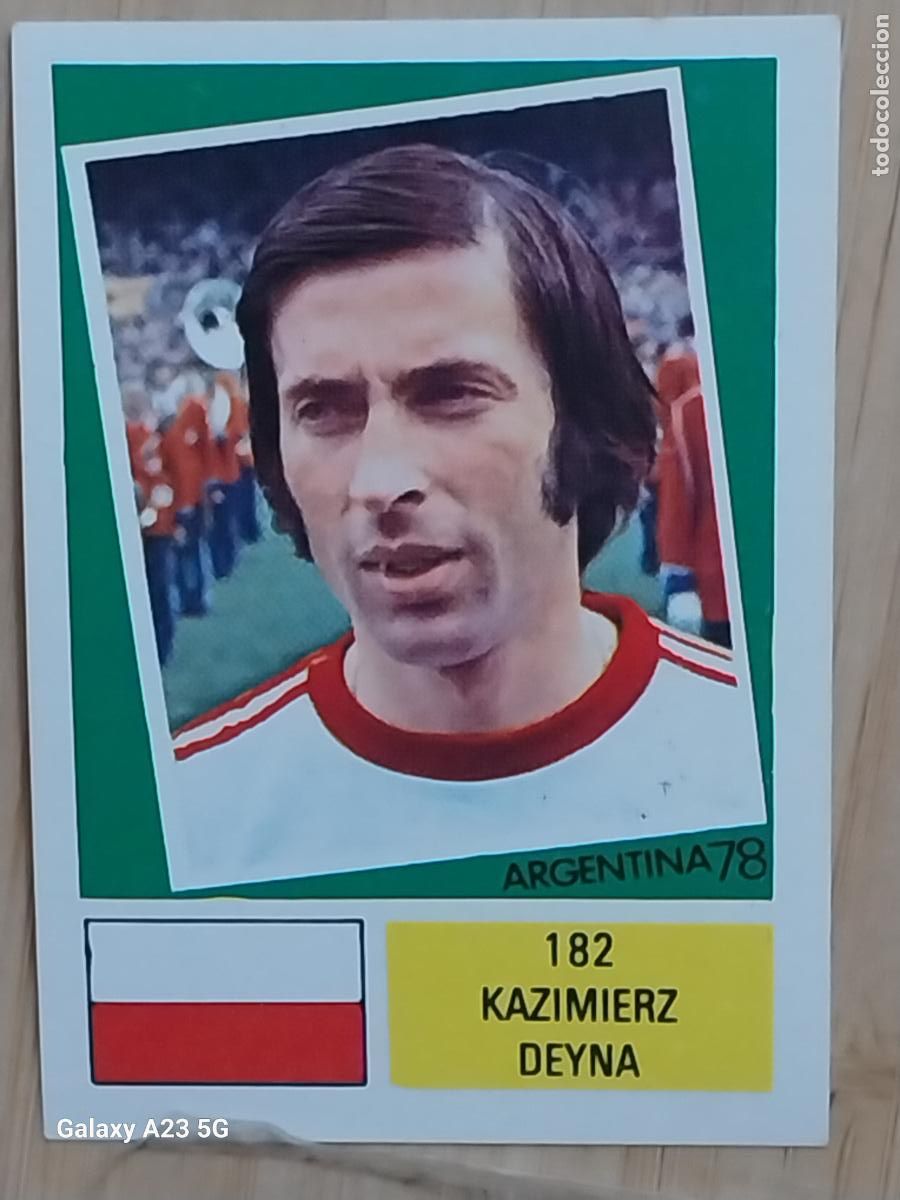 Cromos de f&uacute;tbol: DEYNA POLONIA ED FHER ARGENTINA 78 CROMO 182 ORIGINAL SIN PEGAR NUNCA