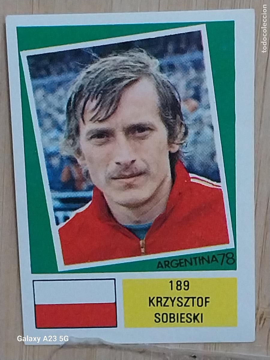 Cromos de f&uacute;tbol: SOBIESKI POLONIA ED FHER ARGENTINA 78 CROMO 189 ORIGINAL SIN PEGAR NUNCA
