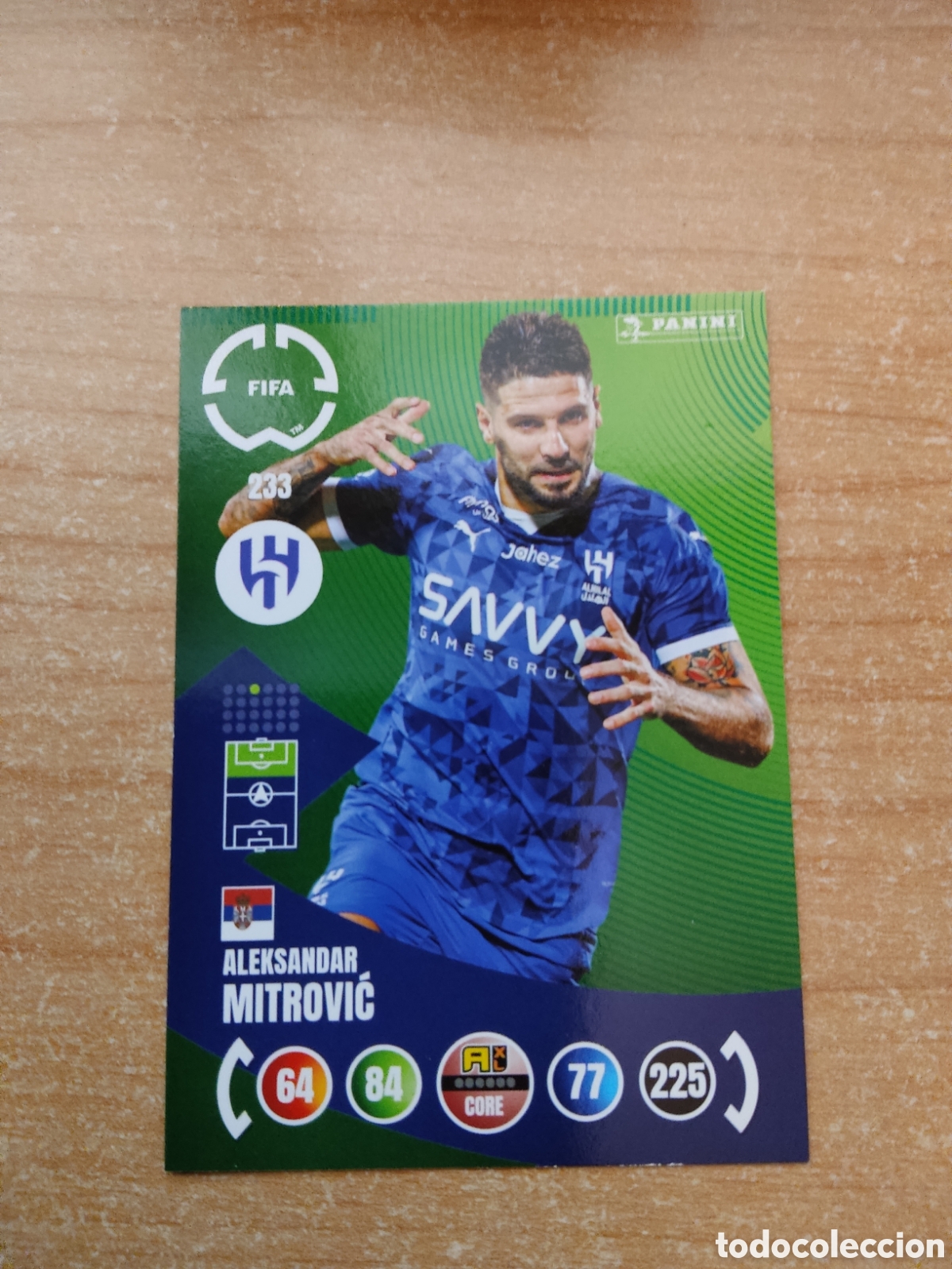 Cromos de f&uacute;tbol: 233 MITROVIC AL HILAL MUNDIAL DE CLUBES ADRENALYN 2025